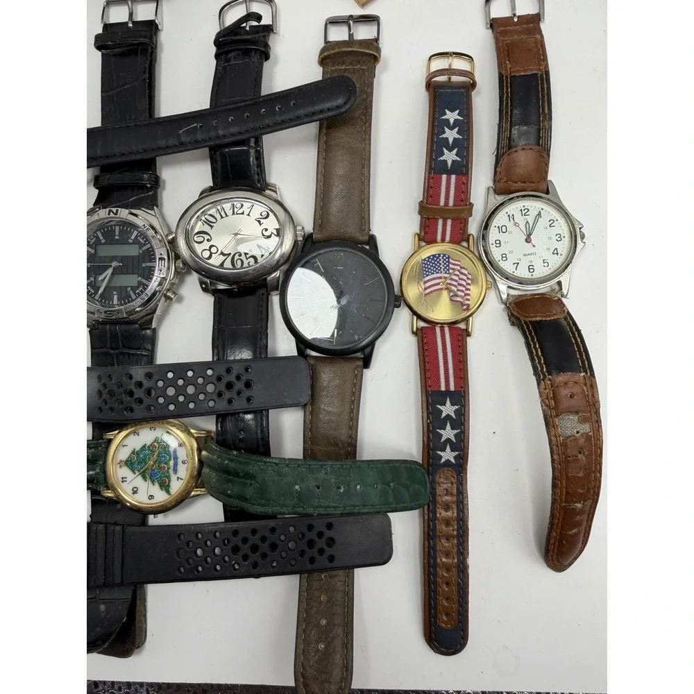Unbranded Mens Watches Lot Of‎ 17 For Parts Or Repair